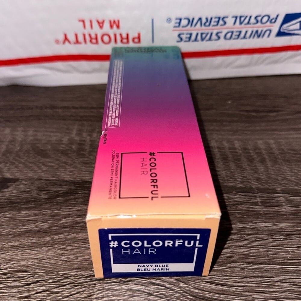 Loreal‎ colorful hair color navy blue